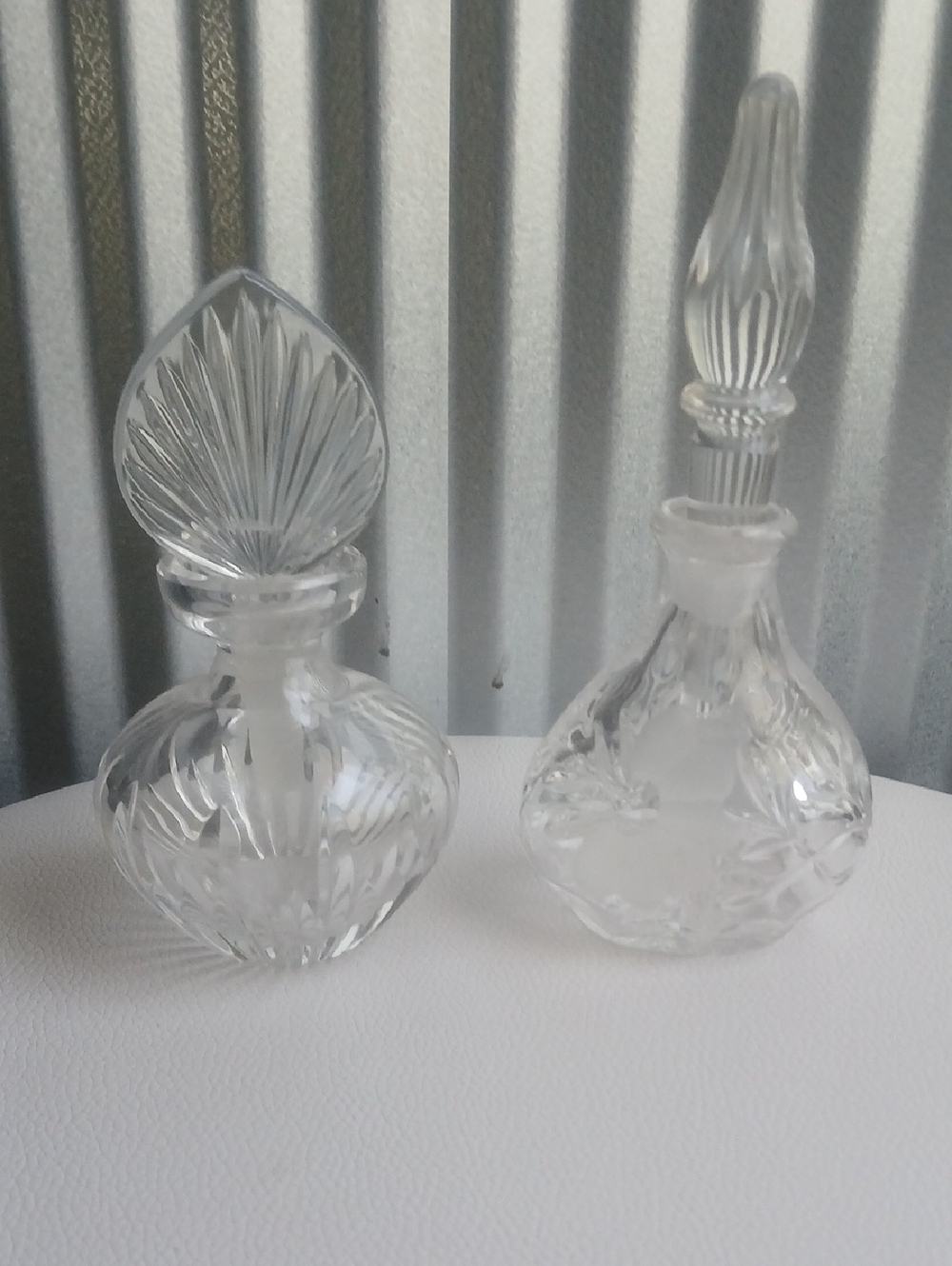 Waterford MARQUIS Cut Crystal Glass Perfume Bottles - Clear + EXTRA